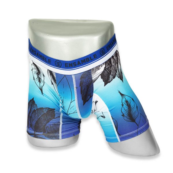 Boxer Sublimado azul con blanco Ref 9012