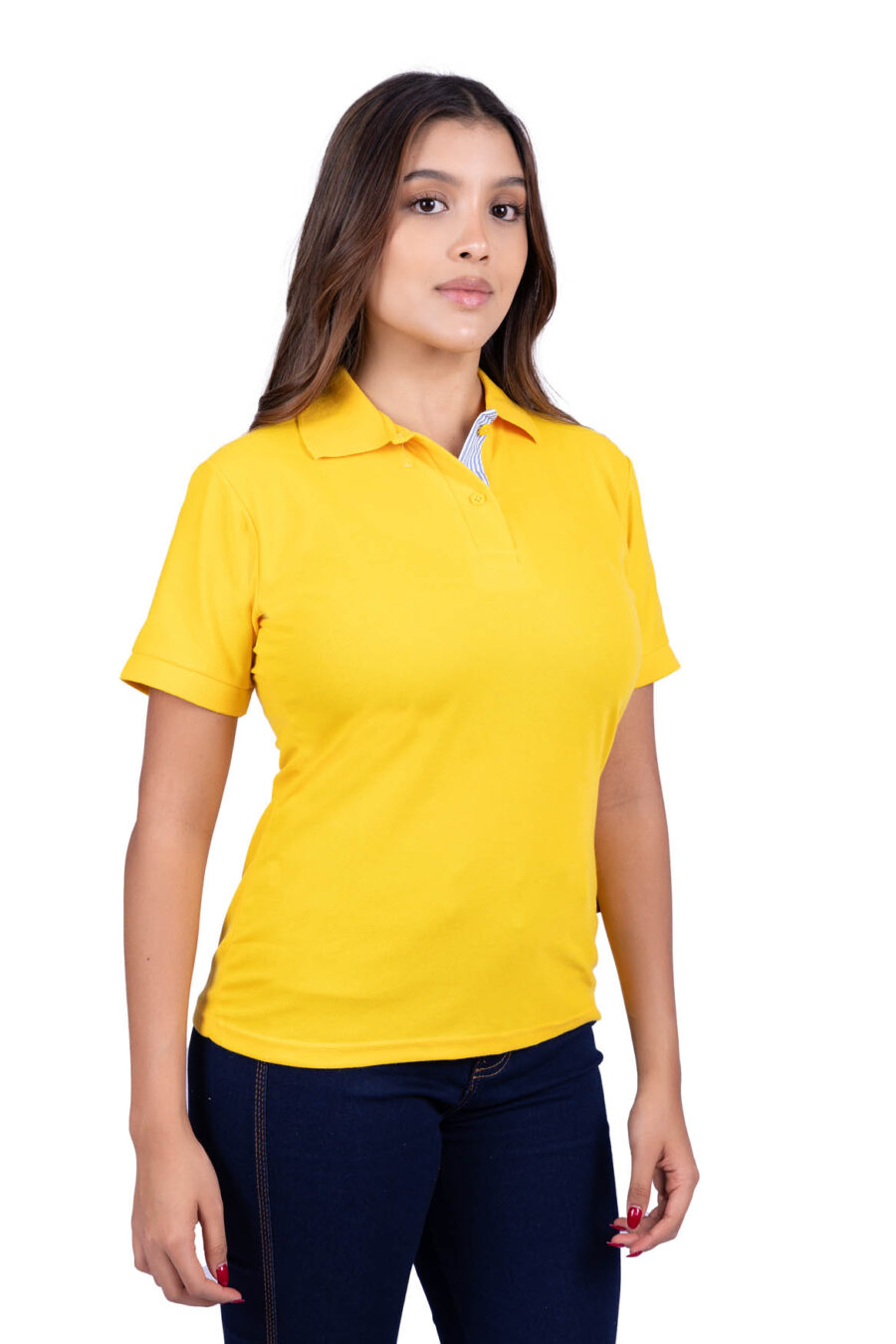 Camiseta polo amarilla 206