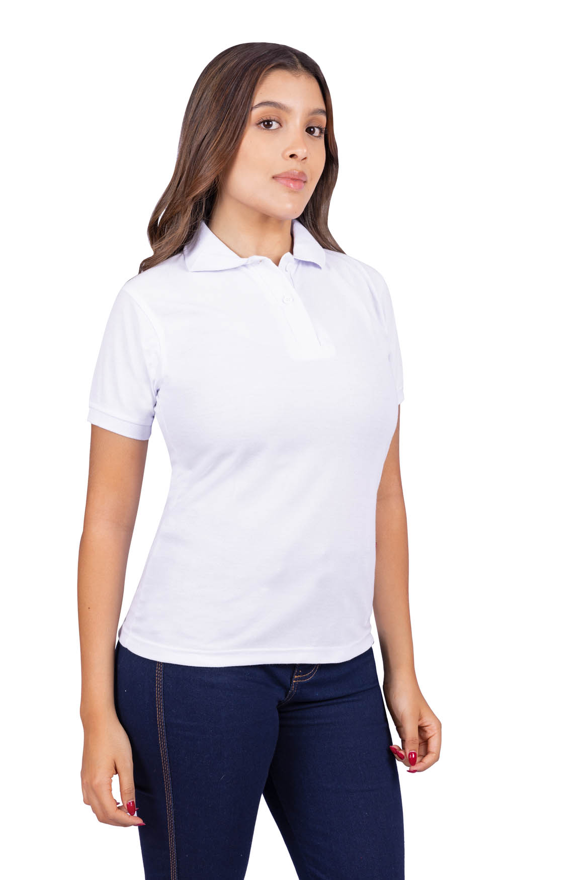 Camiseta polo blanca 206