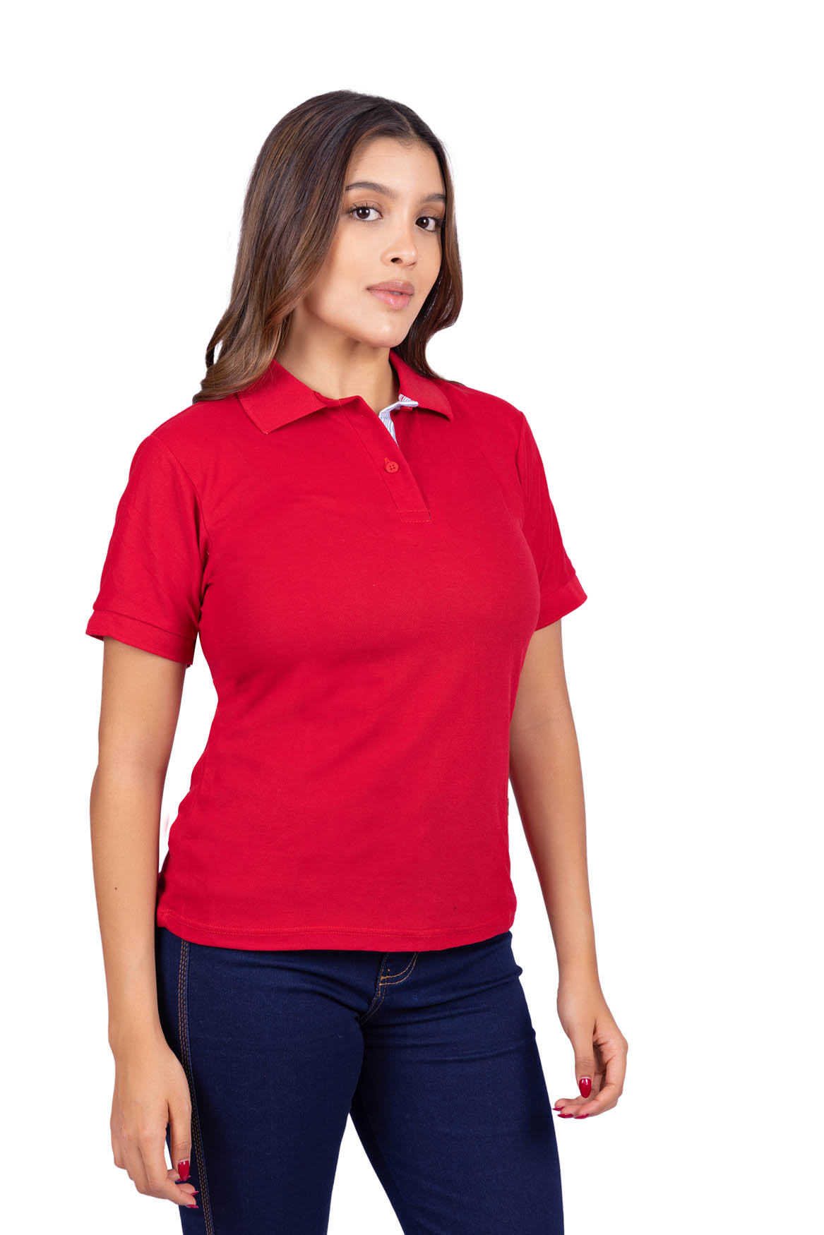 Camiseta polo roja 206