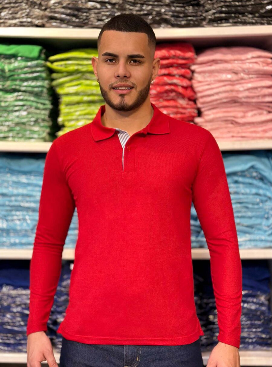 Buzo Polo Unicolor Rojo 203B201-1111