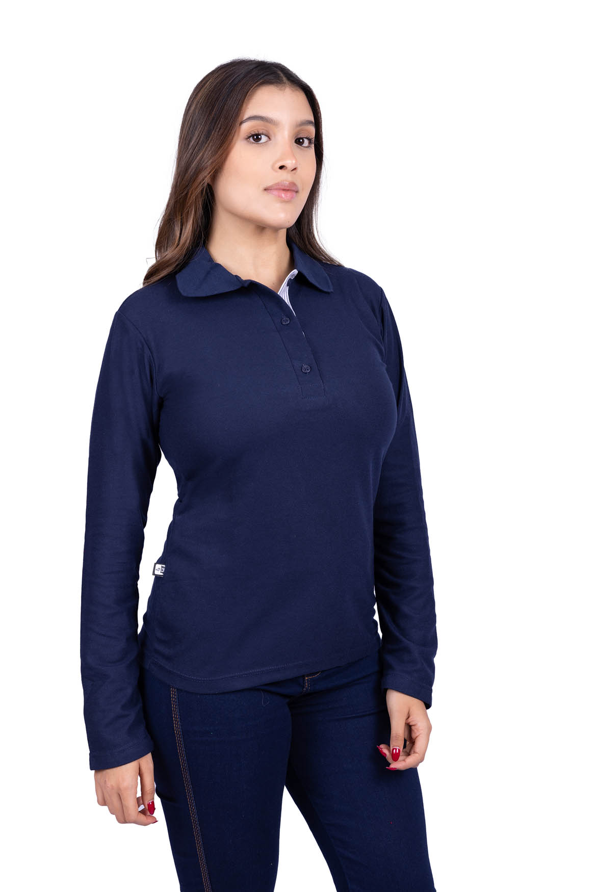 Buzo polo azul oscuro B-206