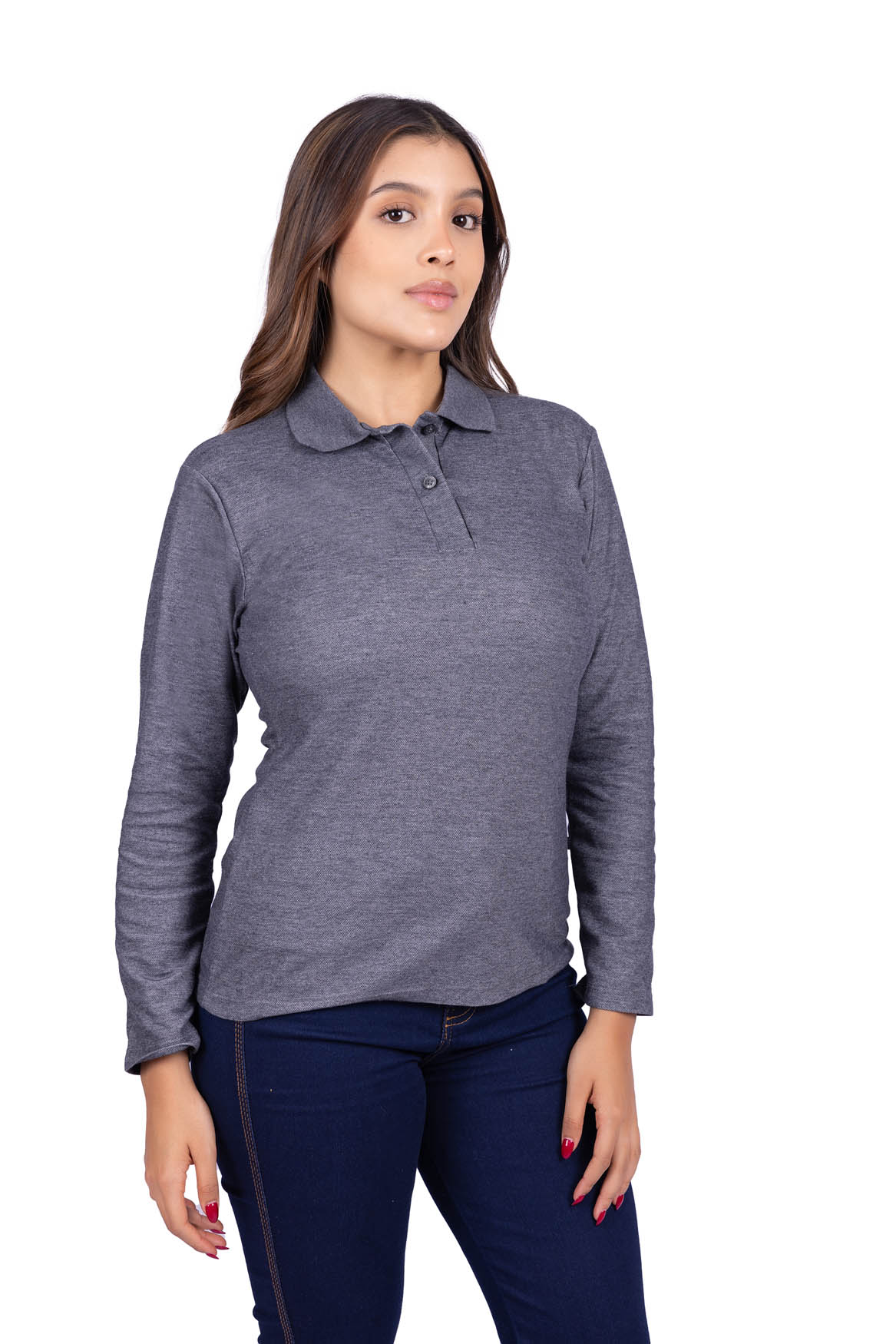 Buzo polo gris B-206
