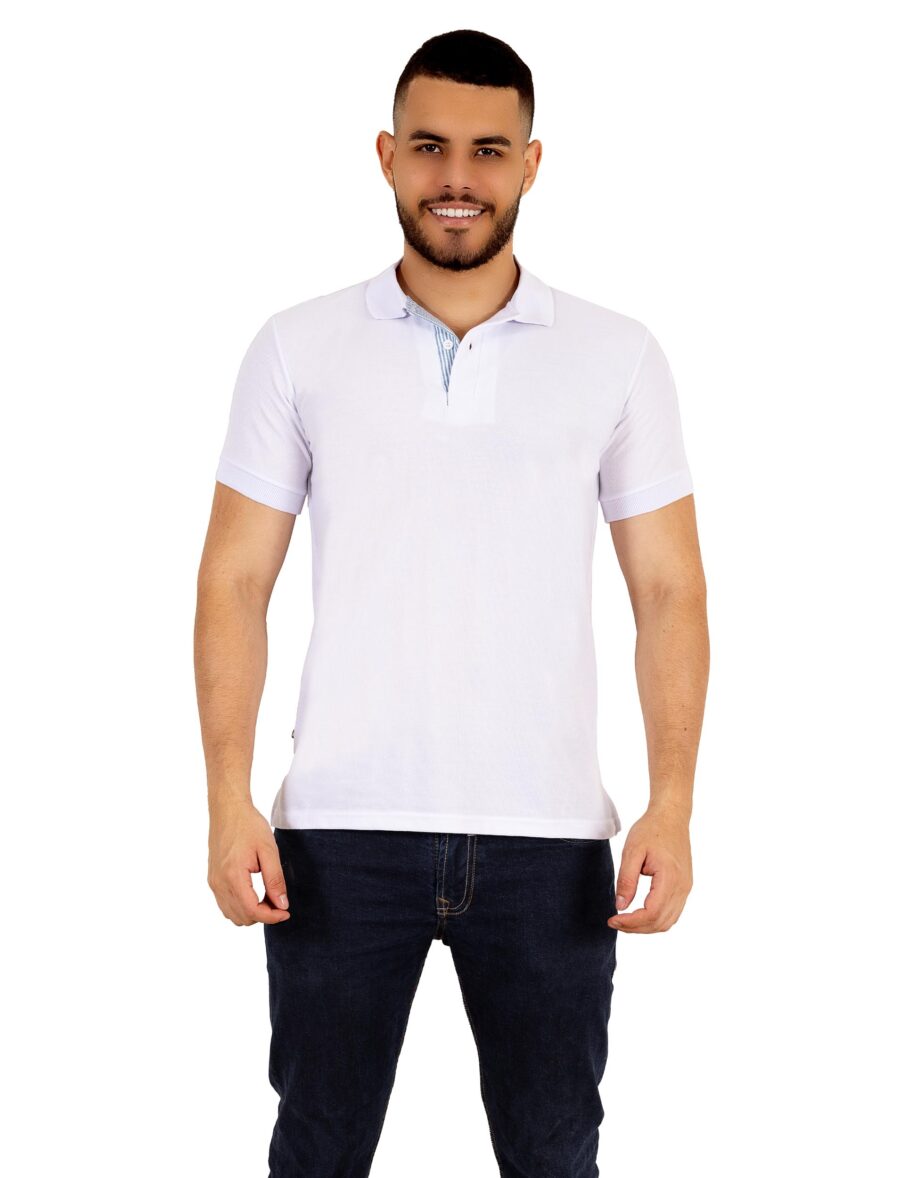 Polo Unicolor Blanco