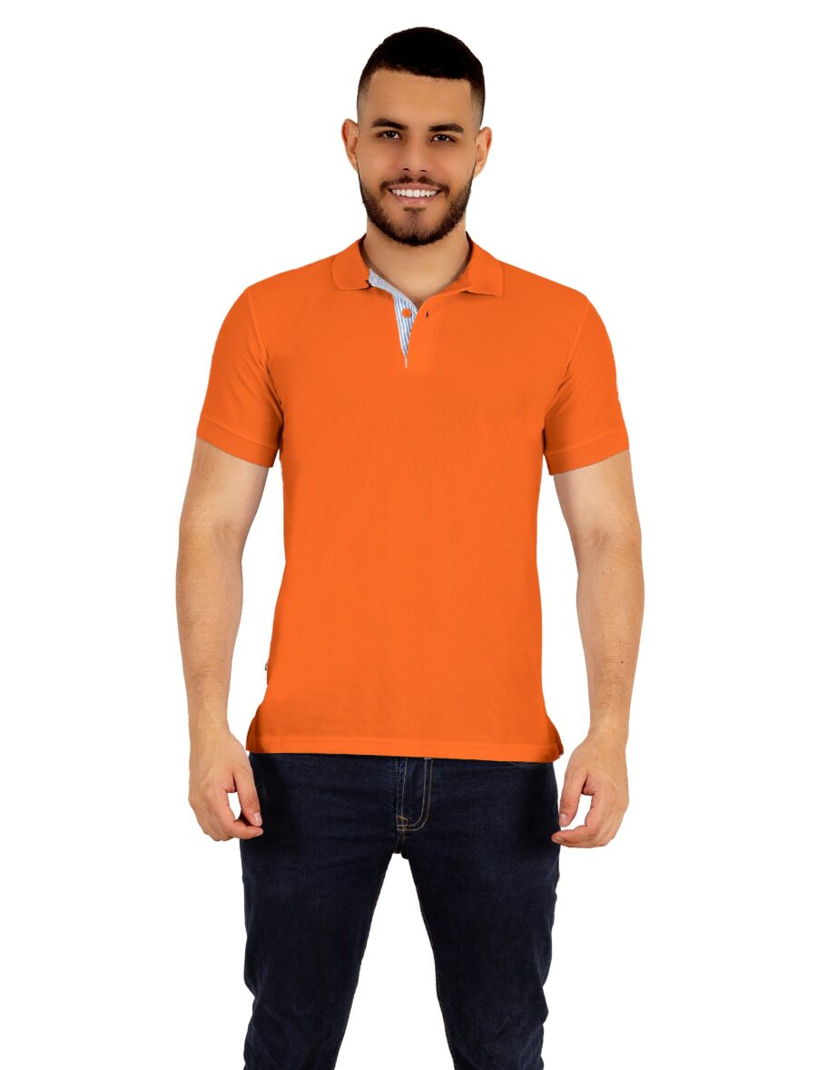 Polo Unicolor Naranja
