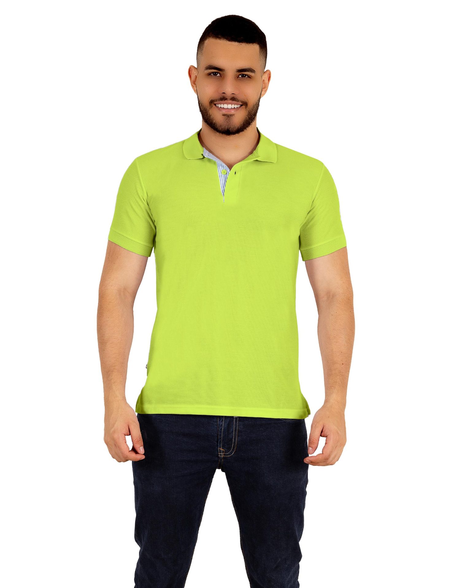 Polo Unicolor Verde Intenso