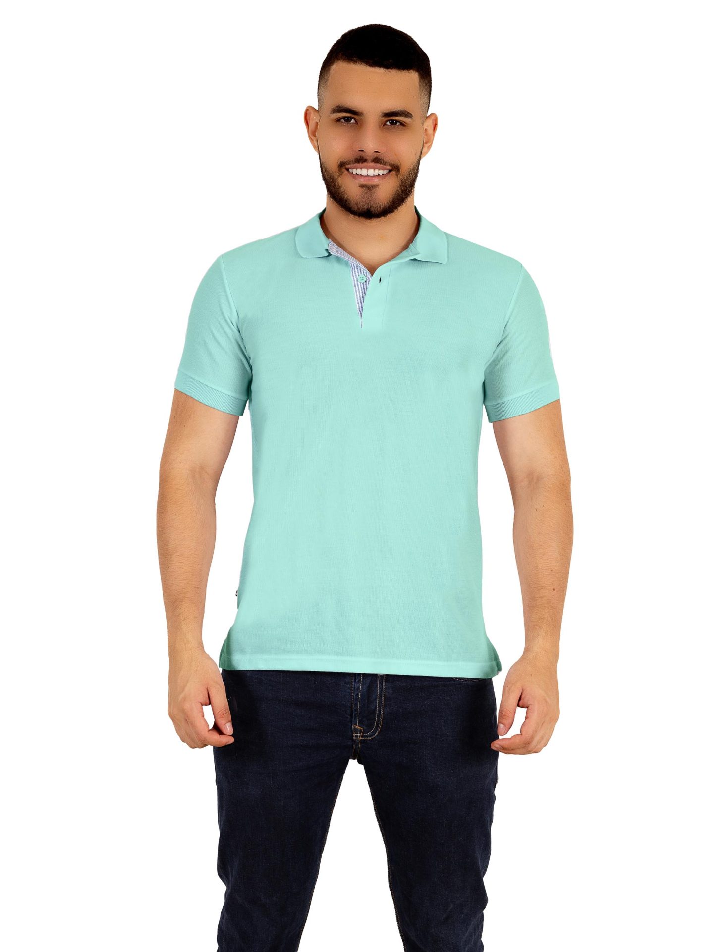 Polo Unicolor Verde Menta