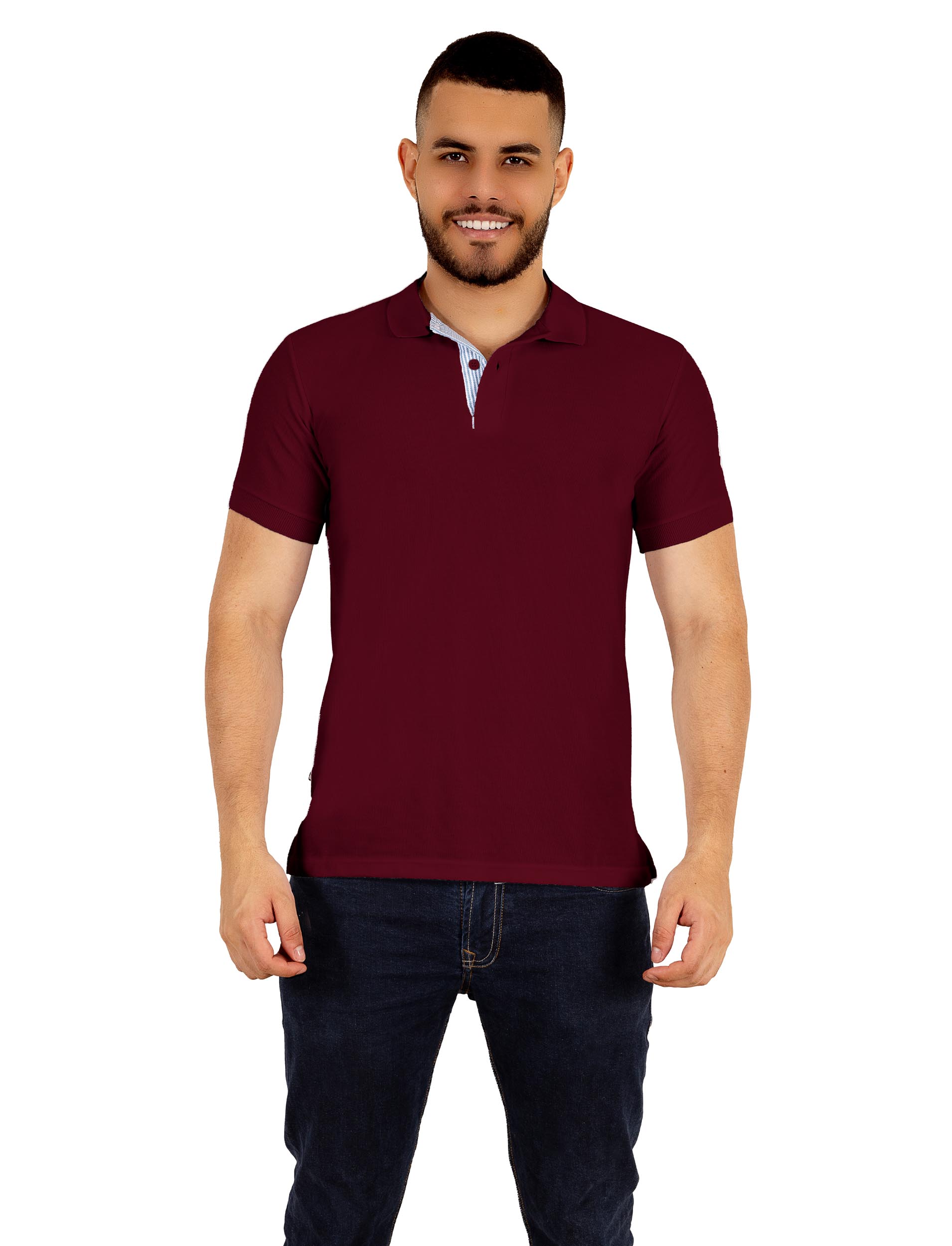 Polo Unicolor Vinotinto