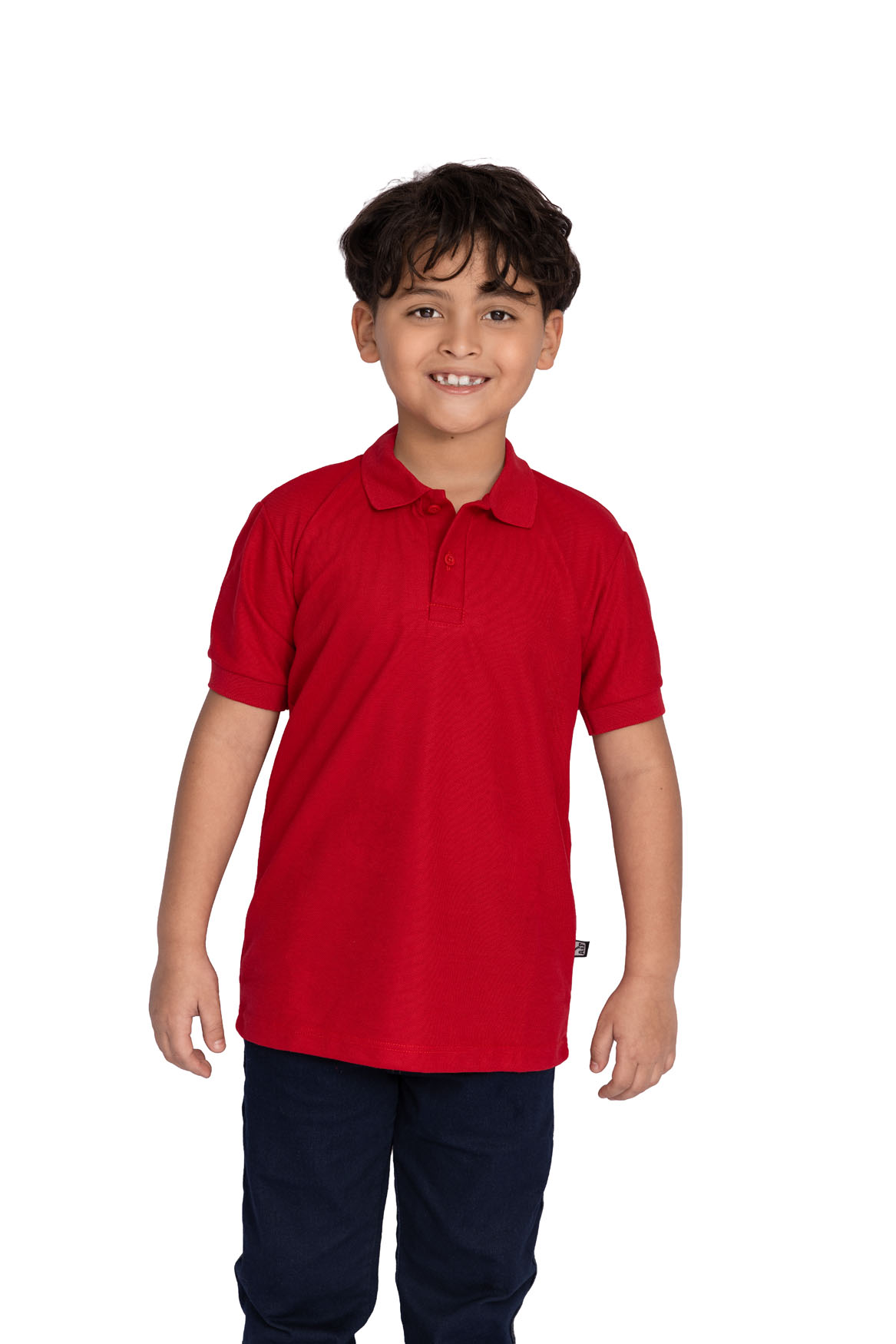 Camiseta polo niño roja 601-1