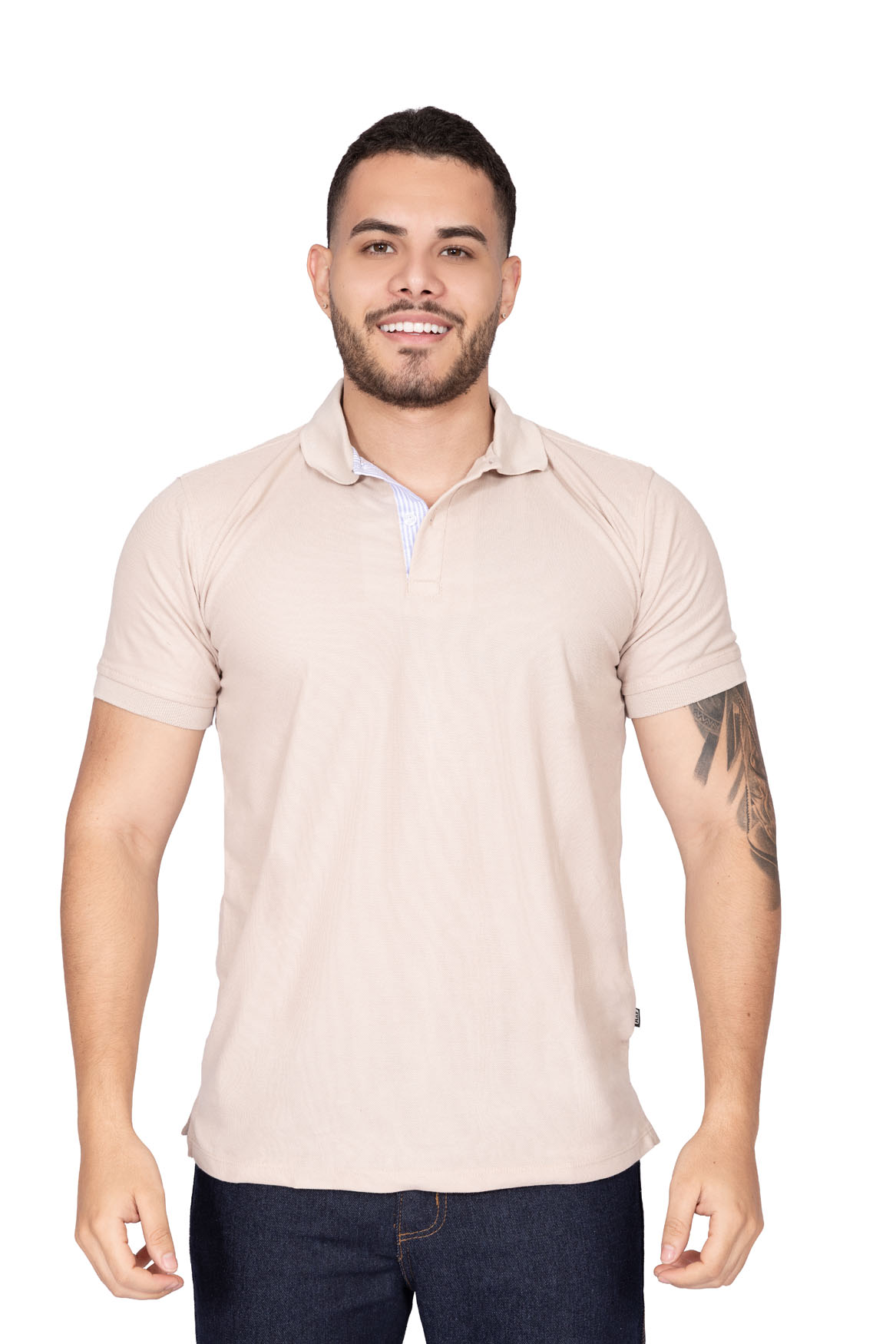 Polo hombre champage 201-1