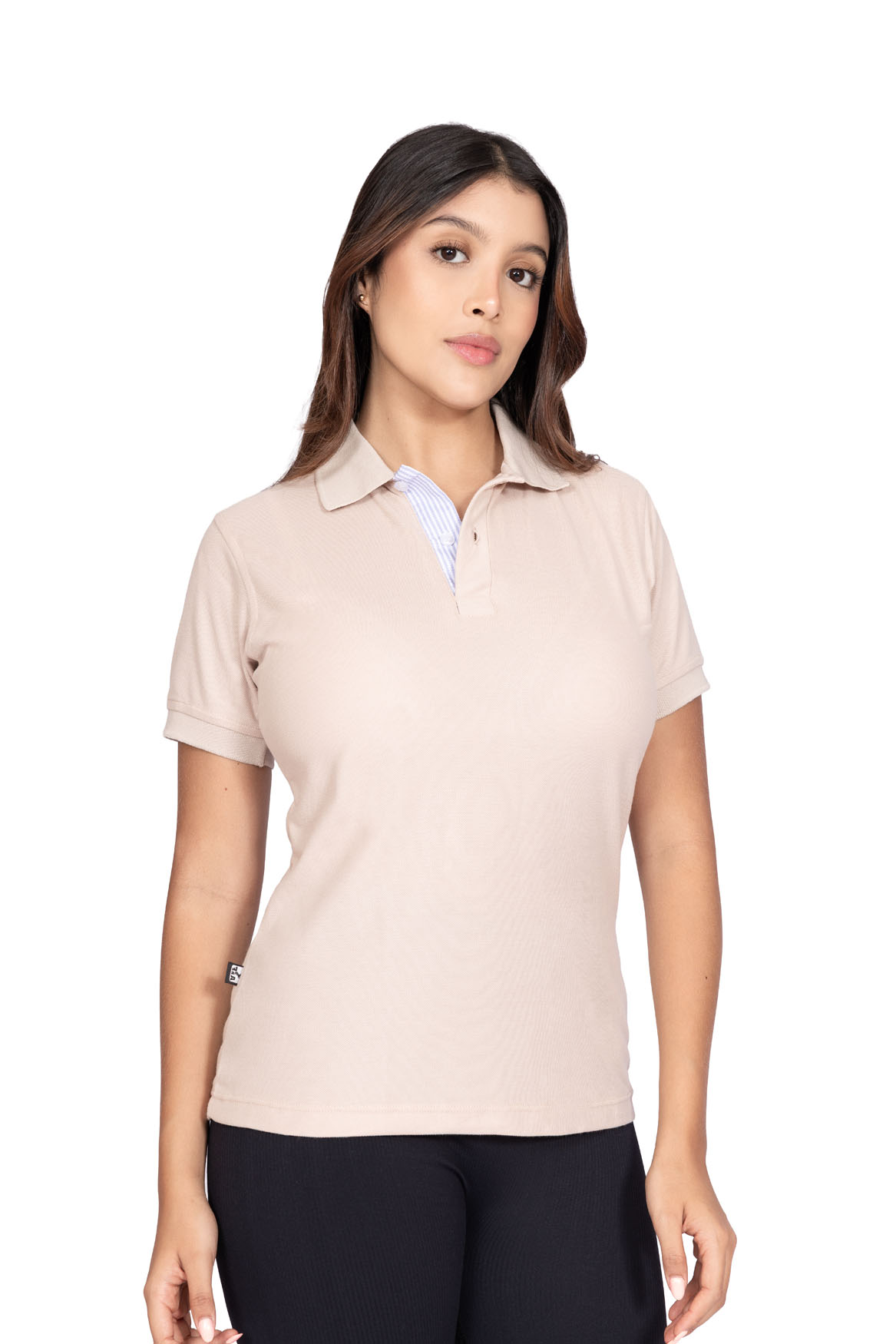 Polo mujer champage 206-1